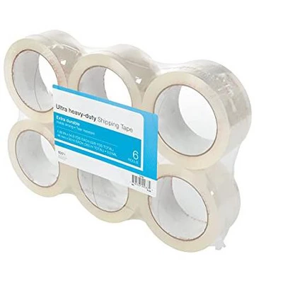 HITOUCH BUSINESS SERVICES Ultra Heavy Duty Shipping Tape 1.88"W X 54.6 Yards Clear 6 Rolls 52196 1 HITOUCH BUSINESS SERVICES Ultra Heavy Duty Shipping Tape 1.88"W X 54.6 Yards Clear 6 Rolls 52196