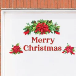 Collections Etc Holiday Swag Merry Christmas Garage Door Magnets