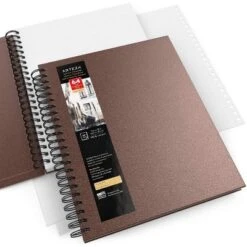 Arteza Watercolor Paper Pad, Spiral-Bound Hardcover, Brown, 9"x12" - 2 Pack -Creative Office Outlet Store GUEST 01892faa 12fa 4dfe bdd8 6f4c3f00bf90