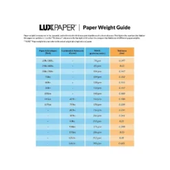 LUX 11 X 17 Cardstock 50/Pack Crystal Metallic (1117-C-M30-50)