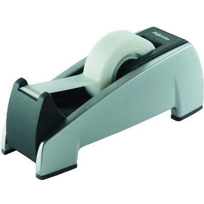 Fellowes Office Suites Desktop Tape Dispenser 1" Core Plastic Heavy Base Black/Silver 8032701 3 Fellowes Office Suites Desktop Tape Dispenser 1" Core Plastic Heavy Base Black/Silver 8032701 - Image 3