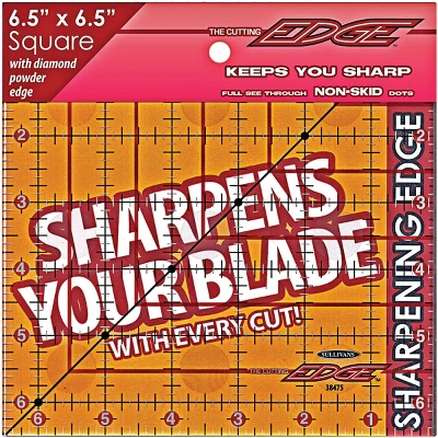 Sullivans The Cutting EDGE Clear Ruler-6-1/2"X6-1/2" 1 Sullivans The Cutting EDGE Clear Ruler-6-1/2"X6-1/2"