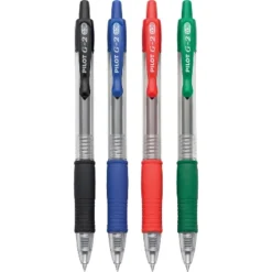 Pilot G2 Retractable Gel Pens Ultra Fine Point Assorted Ink 912181