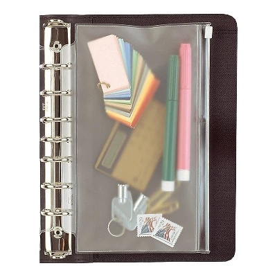 Day-Timer Vinyl Zip Pouch Loose-Leaf Desk 455170 2 Day-Timer Vinyl Zip Pouch Loose-Leaf Desk 455170 - Image 2