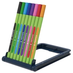 Schneiderยฎ Schneider Line-Up Felt Pen Fine Point Assorted Colors 8/Pack (PSY191098)