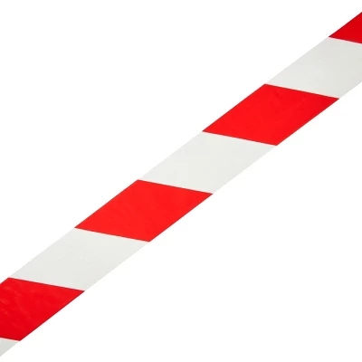 Stockroom Plus 2 Pack Caution Tape Roll, Red And White Stripes, High Visibility Barricade Tape, 2.8 In Wide, 660 Ft Rolls 2 Stockroom Plus 2 Pack Caution Tape Roll, Red And White Stripes, High Visibility Barricade Tape, 2.8 In Wide, 660 Ft Rolls - Image 2
