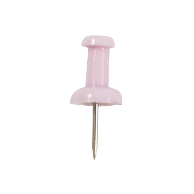 JAM Paper Colored Pushpins Baby Pink Push Pins 2 Packs Of 100 (222419048A) 2 JAM Paper Colored Pushpins Baby Pink Push Pins 2 Packs Of 100 (222419048A) - Image 2