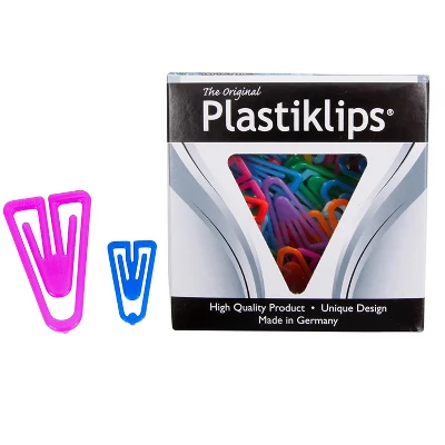 Baumgarten's Plastiklips Paper Clips Assorted Sizes & Colors 315 Per Pack 3 Packs (BAUMLP3150-3) 1 Baumgarten's Plastiklips Paper Clips Assorted Sizes & Colors 315 Per Pack 3 Packs (BAUMLP3150-3)