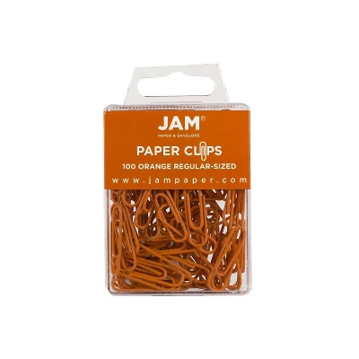 JAM Paper Office Desk Supplies Bundle Orange Small Paper Clips & Small Binder Clips 1 Pack Of Each 1 JAM Paper Office Desk Supplies Bundle Orange Small Paper Clips & Small Binder Clips 1 Pack Of Each
