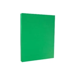 JAM Paper Colored 24lb Paper 8.5 X 11 Green Recycled 500 Sheets/Ream (104083B)
