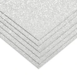 Best Paper Greetings 24 Sheets Silver Glitter Cardstock Paper For Scrapbooking, Arts, DIY Sparkle Crafts, 250gsm, Double-Sided, 8 X 12 In -Creative Office Outlet Store GUEST 1031dcac deab 4d91 8474 cad41d78a104