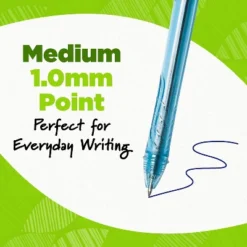 BIC Ecolutions Ocean-Bound Retractable Ballpoint Pens Medium Point Blue Ink Dozen (BPRR11-BLU) 9 BIC Ecolutions Ocean-Bound Retractable Ballpoint Pens Medium Point Blue Ink Dozen (BPRR11-BLU) -Creative Office Outlet Store GUEST 11036c5c 05cd 4247 bfd0 64cab30f59ba