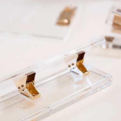 RUSSELL + HAZEL Acrylic Standard Three Hole Punch 1 RUSSELL + HAZEL Acrylic Standard Three Hole Punch