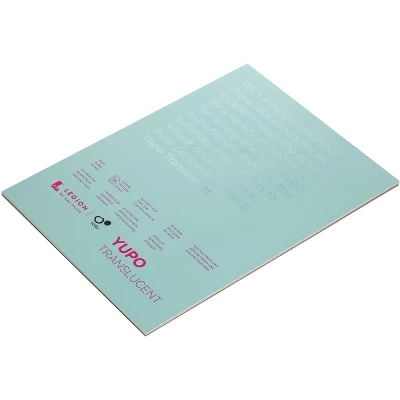 Yupo Paper 9"X12" 15 Sheets/Pkg-Translucent 104lb 1 Yupo Paper 9"X12" 15 Sheets/Pkg-Translucent 104lb