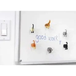 Juvale 6-Pack Cat Butt Magnets, Cute Funny Animal Refrigerator Fridge Magnet (1.25 X 2 X 0.8 In) -Creative Office Outlet Store GUEST 1856cc57 651c 4580 bb26 8e43937d3da4
