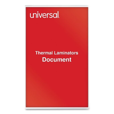 Universal Clear Laminating Pouches 3 Mil 9 X 14 1/2 25/Pack 84630 3 Universal Clear Laminating Pouches 3 Mil 9 X 14 1/2 25/Pack 84630 - Image 3