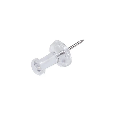 JAM Paper Push Pins Clear 2/Pack (2224190501a) 2224190501A 1 JAM Paper Push Pins Clear 2/Pack (2224190501a) 2224190501A