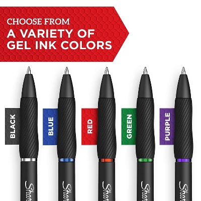 Sharpie S-Gel Retractable Gel Pens 0.38 Mm Ultra Fine Point Black Ink Dozen (2140521) 2 Sharpie S-Gel Retractable Gel Pens 0.38 Mm Ultra Fine Point Black Ink Dozen (2140521) - Image 2
