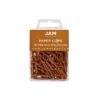JAM Paper Colored Standard Paper Clips Small 1 Inch Rose Gold Paperclips 21832057A