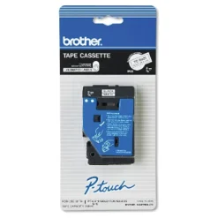 Brother P-Touch TC Tape Cartridge For P-Touch Labelers - Black/White