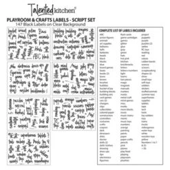 Talented Kitchen 147 Playroom Organization And Storage Labels For Toy Bins, Preprinted Black Script On Clear Vinyl Stickers For Crafts Water Resistant -Creative Office Outlet Store GUEST 36077463 4acf 44c6 b73f ce061ccdb1a5