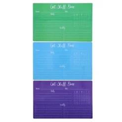 Paper Junkie 6 Pack Dry Erase Magnetic Weekly Daily Chore Chart, 6 Assorted Colors, 12 X 7.5 In -Creative Office Outlet Store GUEST 36bc95d8 8277 4d48 a2aa 0fb57f1886eb