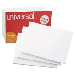 UNIVERSAL Unruled Index Cards 4 X 6 White 500/Pack 47225 6 UNIVERSAL Unruled Index Cards 4 X 6 White 500/Pack 47225 -Creative Office Outlet Store GUEST 4267a7b1 b407 4ebf bf19 febaa690eba0