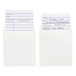 Best Paper Greetings 200 Piece Set Of 100 Self Adhesive Library Card Pockets And 100 Due Date Cards For Book Checkouts, 3 X 5 In 10 Best Paper Greetings 200 Piece Set Of 100 Self Adhesive Library Card Pockets And 100 Due Date Cards For Book Checkouts, 3 X 5 In -Creative Office Outlet Store GUEST 4385b5c0 c1ac 46e7 b3c5 b67541764ebf