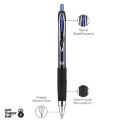 Uni-ball Uniball 207 Retractable Gel Pens Bold Point 1.0mm Blue Ink Dozen (1790896) -Creative Office Outlet Store GUEST 450ea2e2 0092 470f a48d 89711799e1a3