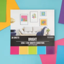 Colorbok 78lb Smooth Cardstock 12"X12" 30/Pkg-Bright, 5 Colors/6 Each 13 Colorbok 78lb Smooth Cardstock 12"X12" 30/Pkg-Bright, 5 Colors/6 Each -Creative Office Outlet Store GUEST 45d787fd d563 4feb a1dd d2ef000c7390