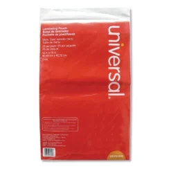 Universal Clear Laminating Pouches 3 Mil Menu 18 X 12 25/Pack 84640