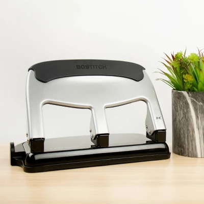 EZ Squeeze Hole Punch 40 Sheet Capacity Silver And Black - Bostitch 8 EZ Squeeze Hole Punch 40 Sheet Capacity Silver And Black - Bostitch - Image 8