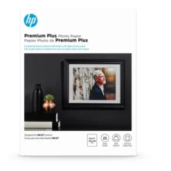 Hp Premium Plus Photo Paper 80 Lbs. Soft-Gloss 8-1/2 X 11 25 Sheets/Pack CR671A