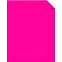 Astrobrights Card Stock, 8-1/2 X 11 Inches, Fireball Fuchsia, Pack Of 250