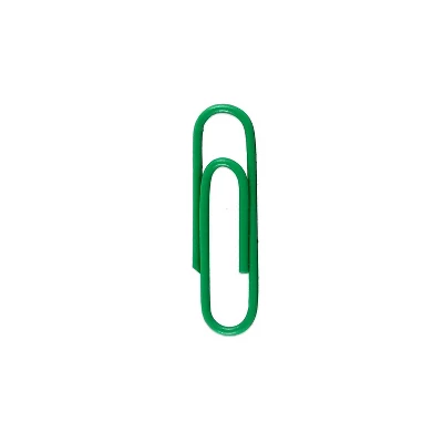 JAM Paper Colored Standard Paper Clips Small 1 Inch Green Paperclips 2183752A 2 JAM Paper Colored Standard Paper Clips Small 1 Inch Green Paperclips 2183752A - Image 2