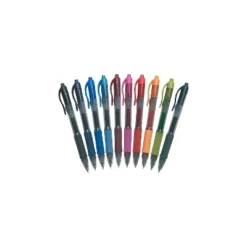 Zebra Sarasa Retractable Gel Pen Assorted Ink Medium 10/Pack 46881