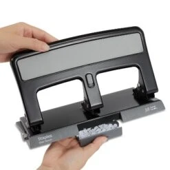 MyOfficeInnovations One-Touch 26614 Heavy-Duty 3-Hole Punch 30-Sheet Capacity Black 884279 -Creative Office Outlet Store GUEST 59f74fbe cab2 4cd2 95a8 886a32493343