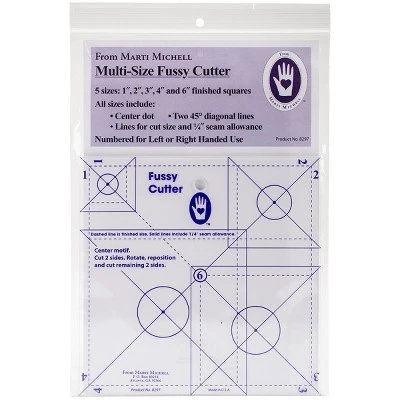 Marti Michell Multisize Fussy Cutter Ruler 1 Marti Michell Multisize Fussy Cutter Ruler