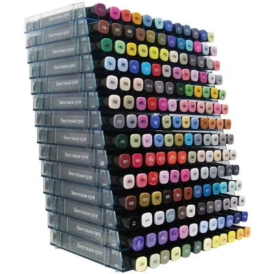Spectrum Noir Marker Storage Racks Clear 14/Pkg - Empty-Holds 168 2 Spectrum Noir Marker Storage Racks Clear 14/Pkg - Empty-Holds 168 - Image 2