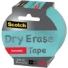 Scotch Dry Erase Removable Tape, 1.88 Inches X 5 Yards, Blue