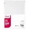Mead Notebook Filler Paper, Wide Ruled, 200 Sheets Per Pack, 3 Packs