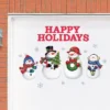 Collections Etc Happy Holidays Snowmen 26-Piece Garage Door Magnets