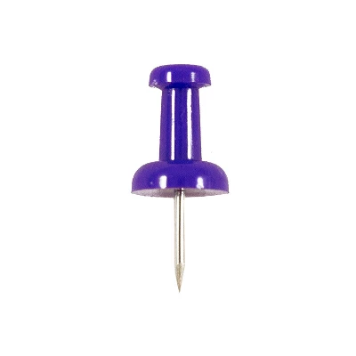 JAM Paper Colored Pushpins Purple Push Pins 2 Packs Of 100 222419053A 2 JAM Paper Colored Pushpins Purple Push Pins 2 Packs Of 100 222419053A - Image 2