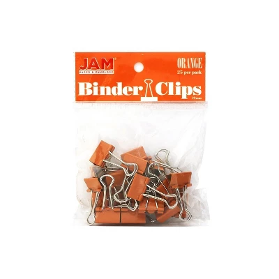 JAM Paper Office Desk Supplies Bundle Orange Small Paper Clips & Small Binder Clips 1 Pack Of Each 2 JAM Paper Office Desk Supplies Bundle Orange Small Paper Clips & Small Binder Clips 1 Pack Of Each - Image 2