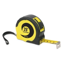 Boardwalk Easy Grip Tape Measure 25 Ft Plastic Case Black And Yellow 1/16" Graduations TAPEM25 -Creative Office Outlet Store GUEST 7e754ffd a47c 4ce4 9e6c 0e1afd101f1e