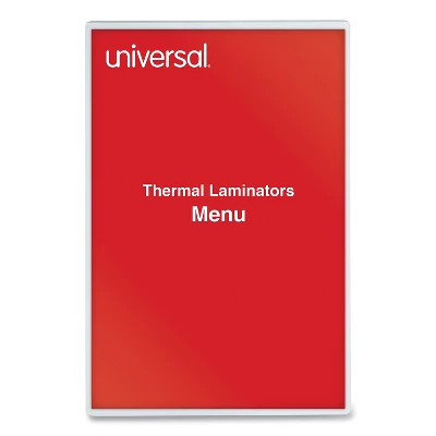 Universal Clear Laminating Pouches 3 Mil Menu 18 X 12 25/Pack 84640 4 Universal Clear Laminating Pouches 3 Mil Menu 18 X 12 25/Pack 84640 - Image 4