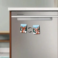 NMR Distribution Rudolph The Red-Nosed Reindeer Double Sided Dishwasher Magnet -Creative Office Outlet Store GUEST 8a4579e6 56f2 4bb7 b50a 93f8237f66a5