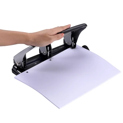 EZ Squeeze Hole Punch 40 Sheet Capacity Silver And Black - Bostitch 7 EZ Squeeze Hole Punch 40 Sheet Capacity Silver And Black - Bostitch - Image 7