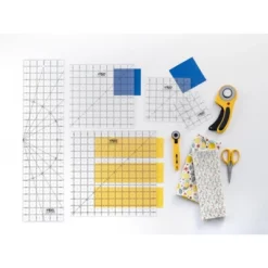 OLFA Frosted Advantage Non-Slip Ruler "The Charm"-4-1/2"X4-1/2" -Creative Office Outlet Store GUEST 8c537a00 a038 49ed aa14 75c48bda9d1e