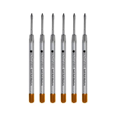 Monteverde Ballpoint Pen Refill Medium Point Brown Ink 6 Pack (P133BN) 1 Monteverde Ballpoint Pen Refill Medium Point Brown Ink 6 Pack (P133BN)